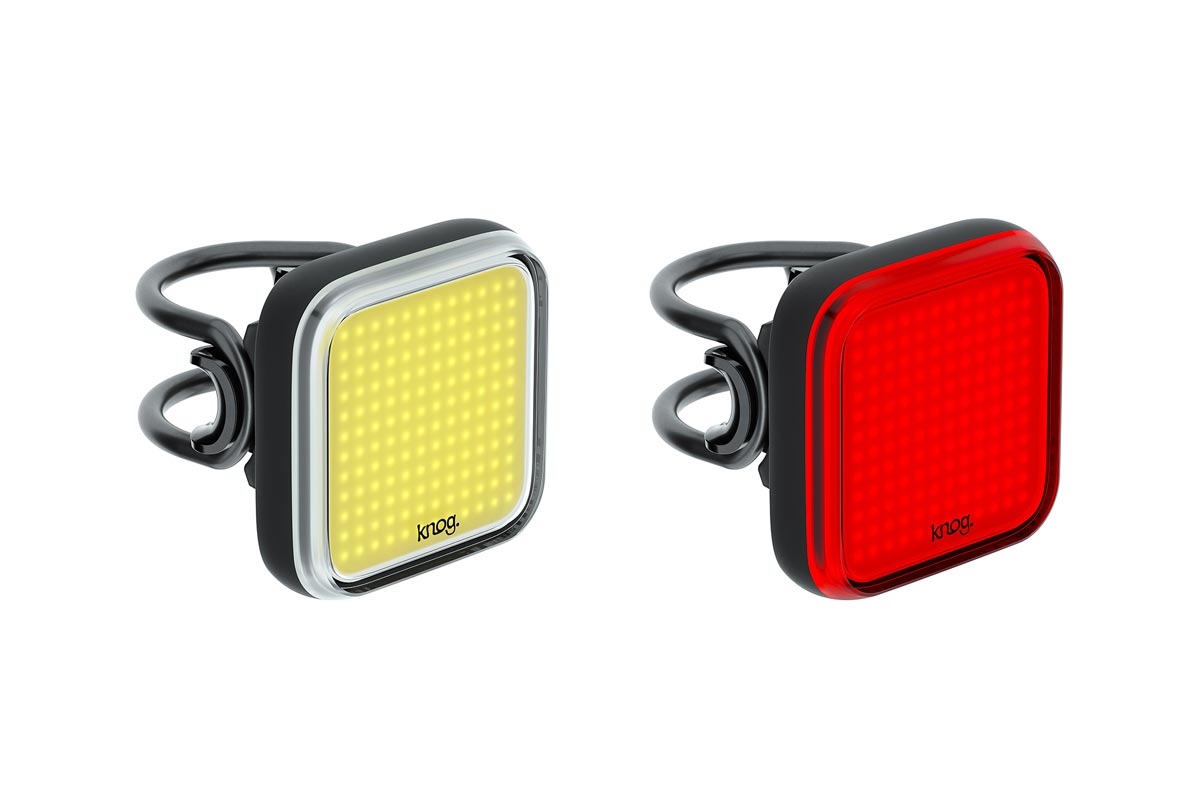 Knog Blinder Square Twinpack | Front + Rear Bike Lights