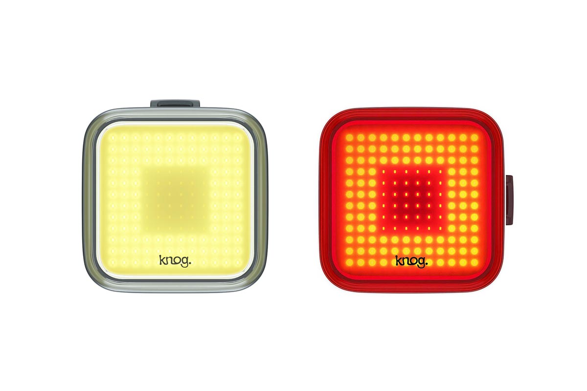 Knog Blinder Square Twinpack | Front + Rear Bike Lights