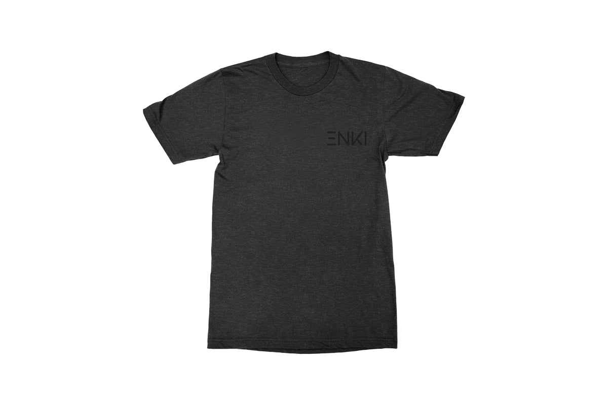 Mens Enki Crew T-shirt - Charcoal