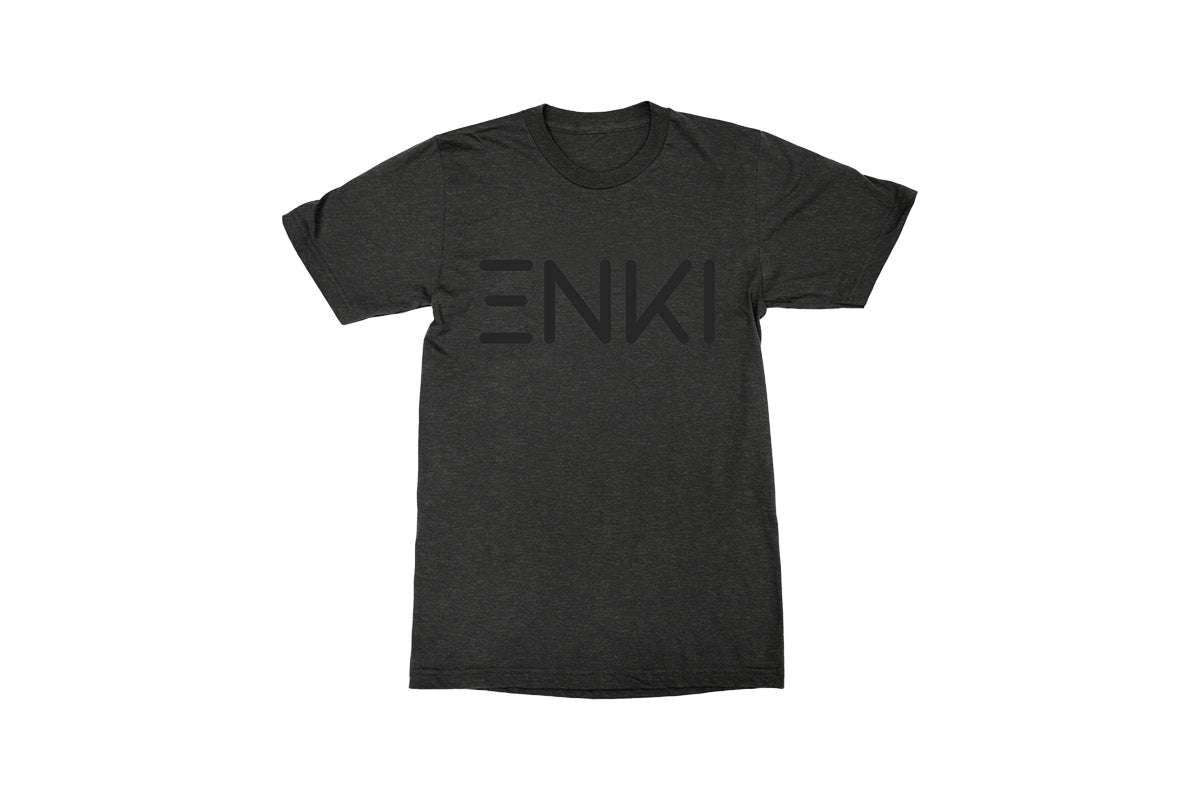 Mens Enki Fam Bam T-shirt - Charcoal Grey
